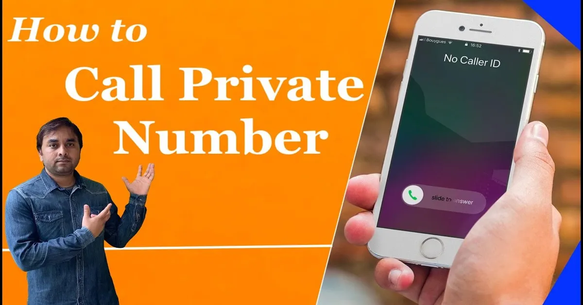 how to call off private number iphone