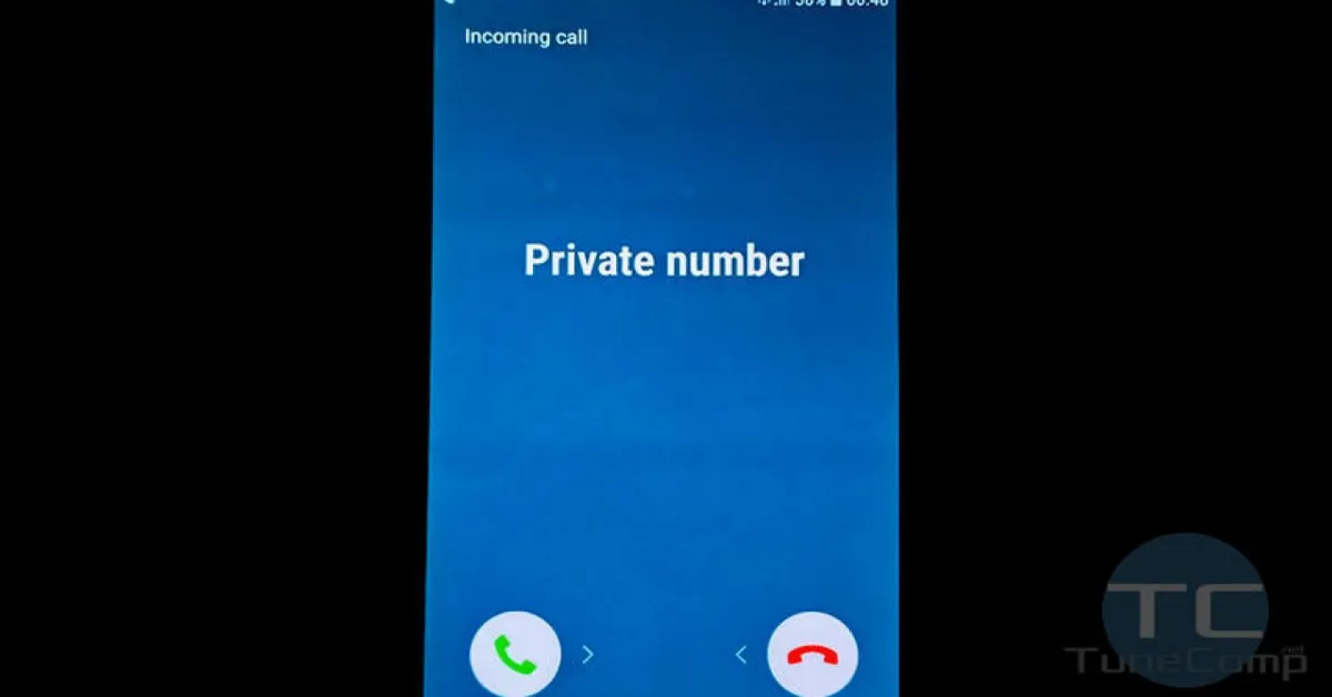 how to un private number